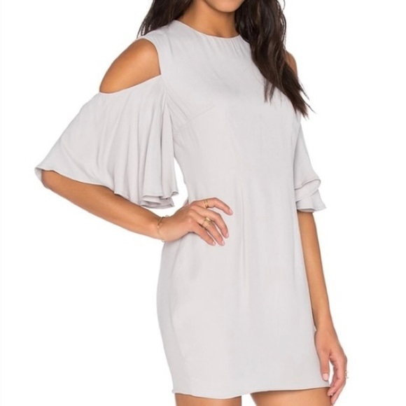 Keepsake - Periwinkle Cold Shoulder Dress - Picture 1 of 5